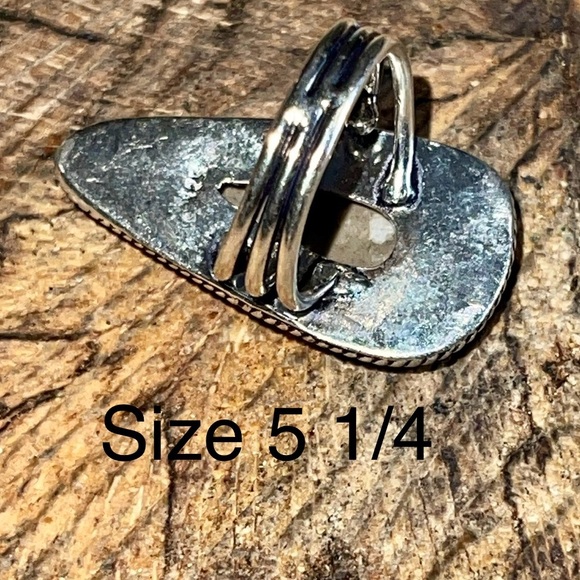 Indonesian Bumblebee Jasper Ring Size 5 1/4 - Picture 12 of 13